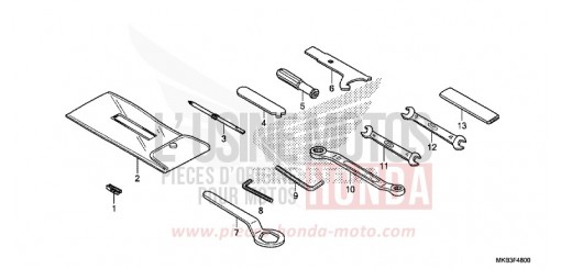 OUTILS CBR1000SAF de 2015